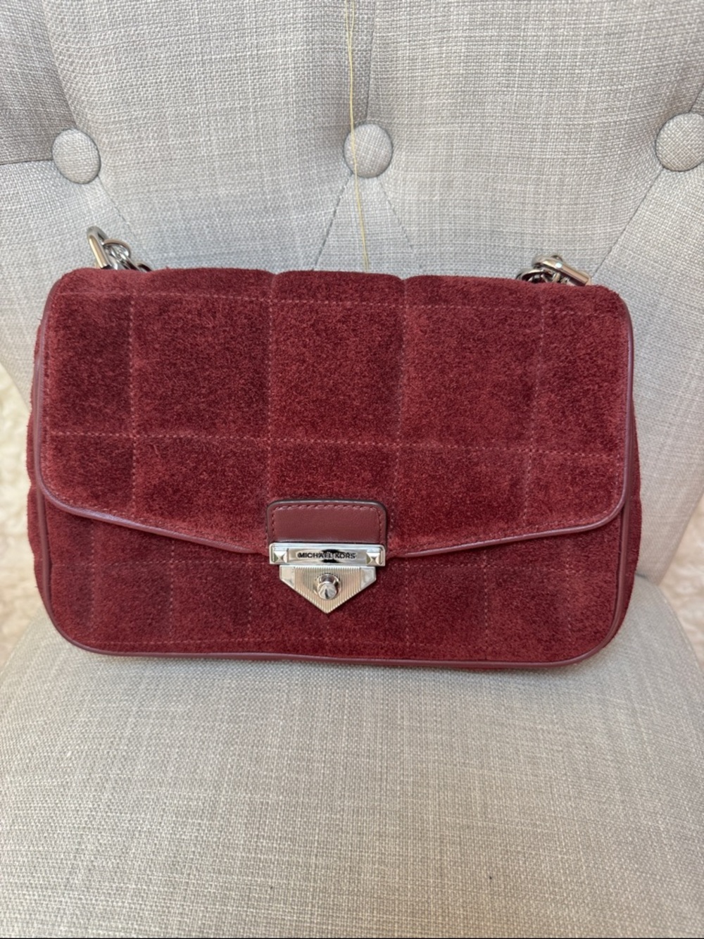 Michael Kors Burgundy Crossbody Bag
